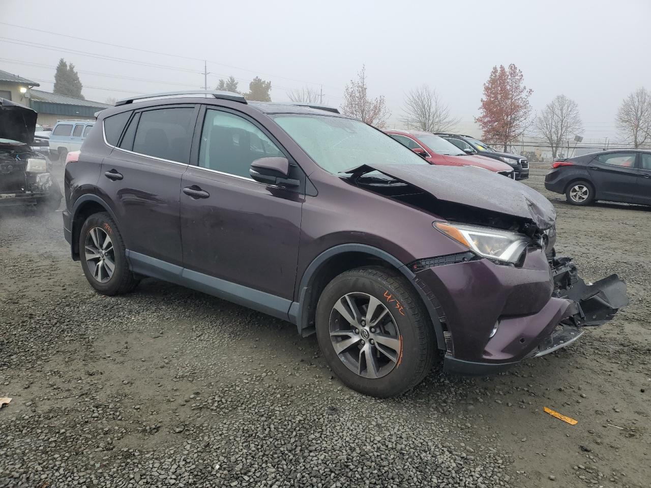 2017 Toyota RAV 4 VIN 2T3RFREV2HW588862 Copart auction photo, front end damage thumbnail 4