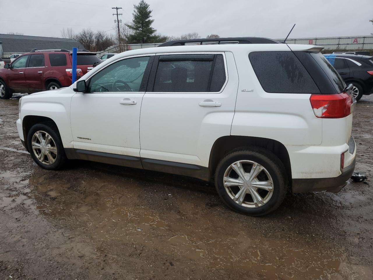 2017 GMC Terrain VIN 2GKFLNE37H6329884 Copart auction photo, front end / minor dent/scratches damage thumbnail 2
