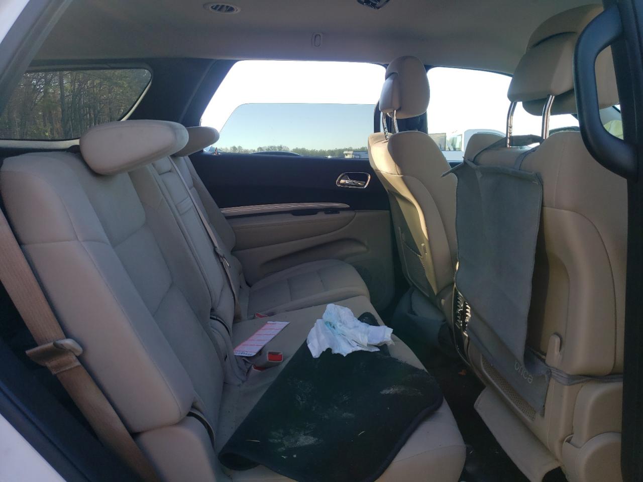 2014 Dodge Durango VIN 1C4RDHAG0EC975996 Copart auction photo, front end / all over damage thumbnail 11