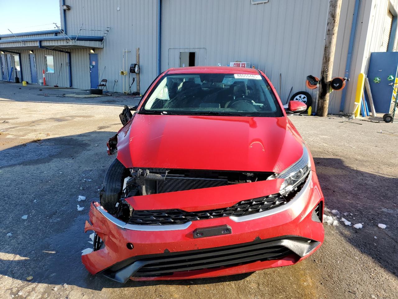 2022 KIA Forte VIN 3KPF24ADXNE495559 Copart auction photo, front end / side damage thumbnail 5