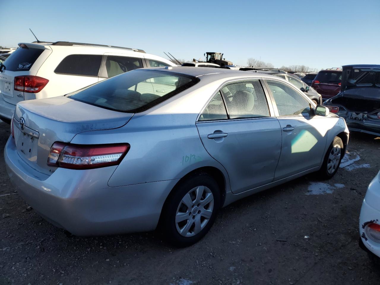 2010 Toyota Camry VIN 4T4BF3EK1AR031711 Copart auction photo, front end / side damage thumbnail 3