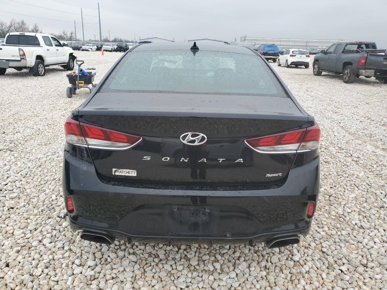 2019 Hyundai Sonata VIN 5NPE34AF6KH730444 Copart auction photo, front end / side damage thumbnail 6
