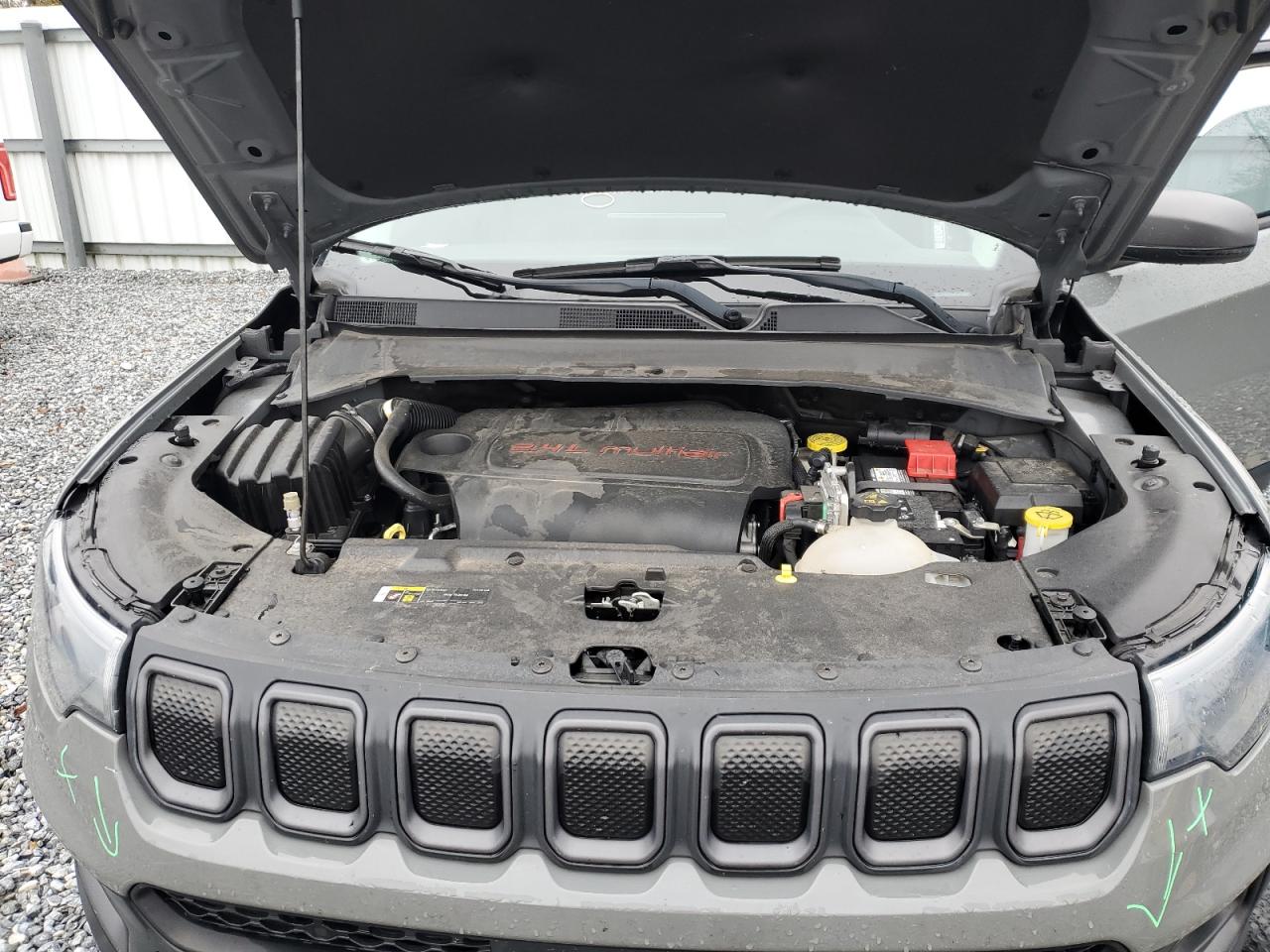 2022 Jeep Compass VIN 3C4NJDDB5NT152937 Copart auction photo, rear end damage thumbnail 12