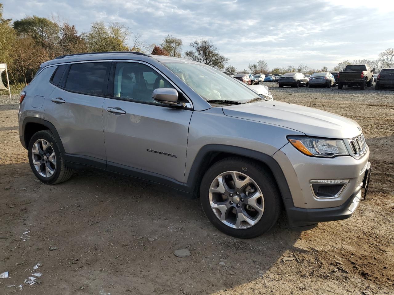 2019 Jeep Compass VIN 3C4NJCCB0KT802278 Copart auction photo, front end / undercarriage damage thumbnail 4