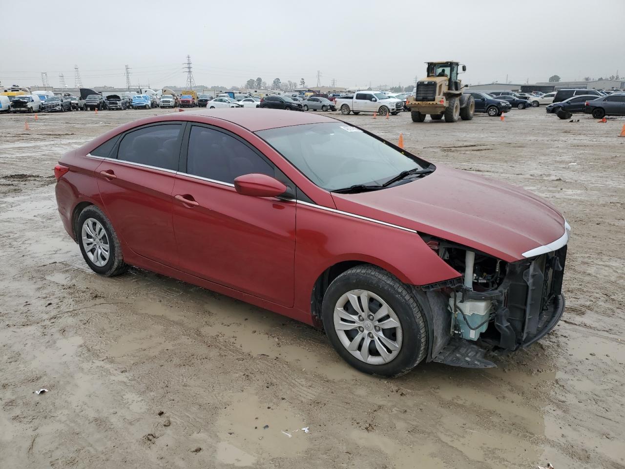 2012 Hyundai Sonata VIN 5NPEB4AC8CH333697 Copart auction photo, front end / side damage thumbnail 4