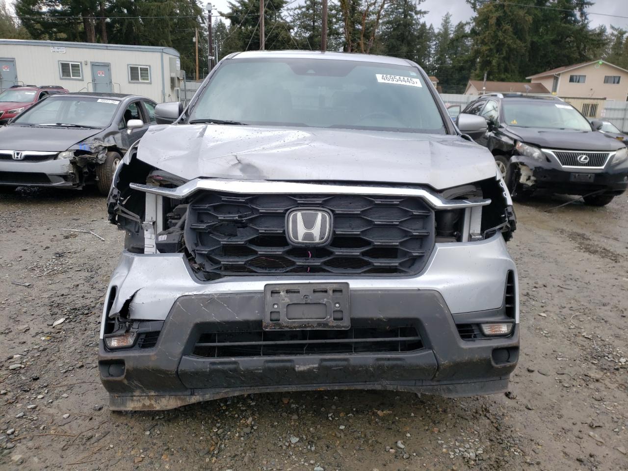 2022 Honda Passport VIN 5FNYF8H58NB016794 Copart auction photo, front end damage thumbnail 5