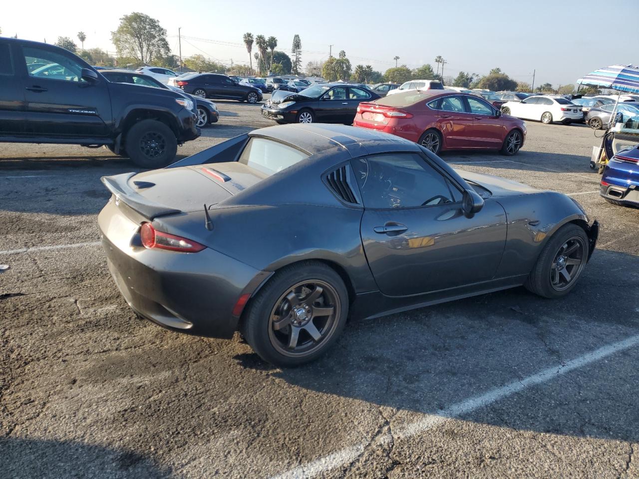 2019 Mazda MX-5 VIN JM1NDAM71K0300382 Copart auction photo, front end / minor dent/scratches damage thumbnail 3