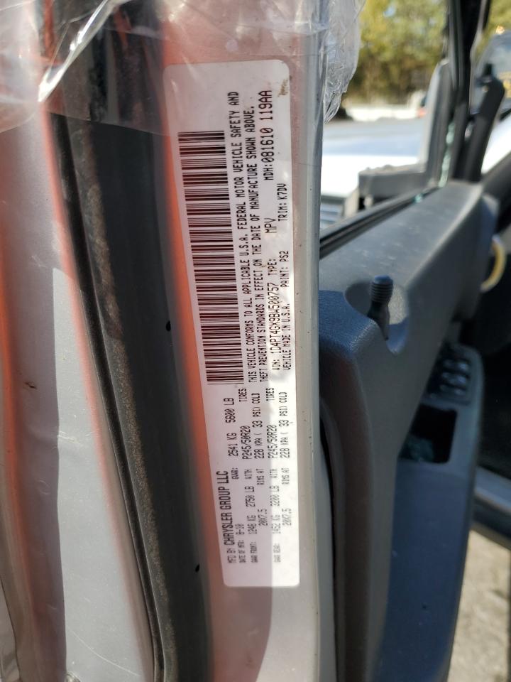 2011 Dodge Nitro VIN 1D4PT4GX9BW500757 Copart auction photo, all over damage thumbnail 12