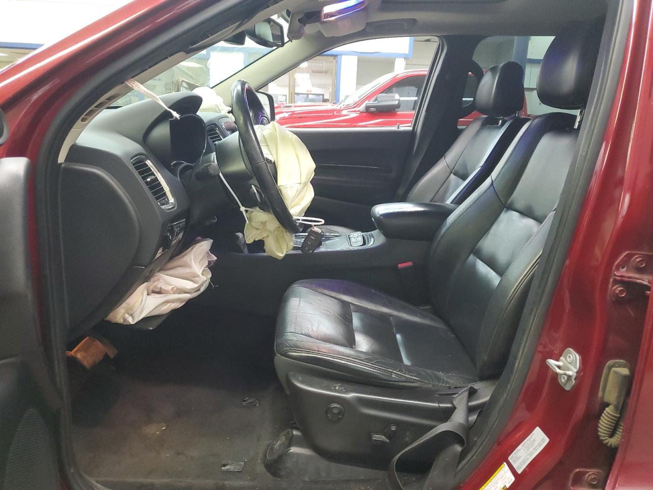 2015 Dodge Durango VIN 1C4RDJDGXFC850203 Copart auction photo, front end / side damage thumbnail 7