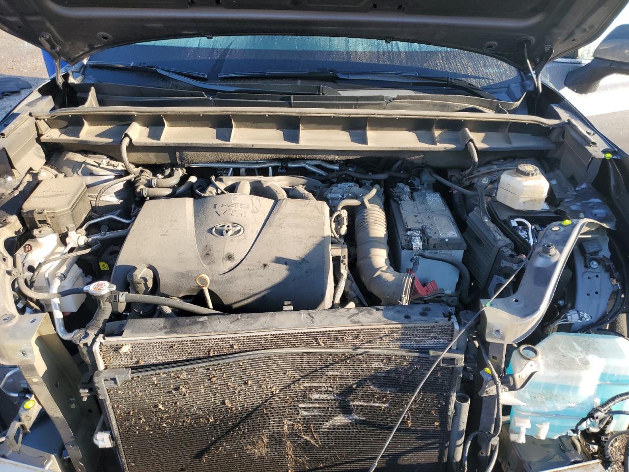 2021 Toyota Highlander VIN 5TDGZRAHXMS522263 Copart auction photo, front end damage thumbnail 12