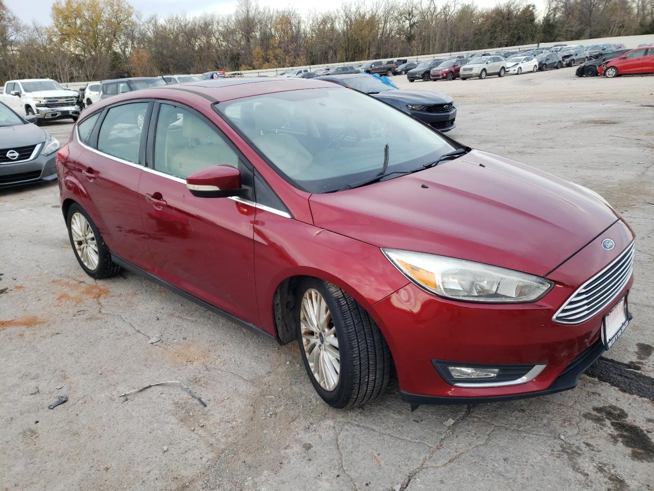 2017 Ford Focus VIN 1FADP3N2XHL272869 Copart auction photo, all over damage thumbnail 4