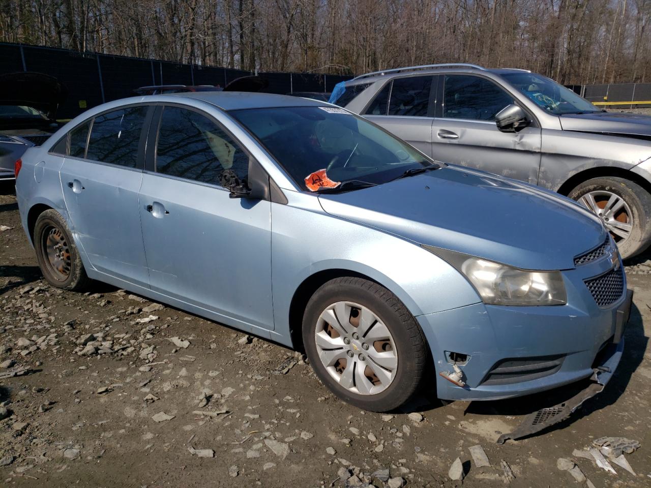 2012 Chevrolet Cruze VIN 1G1PC5SH0C7206042 Copart auction photo, vandalism damage thumbnail 4