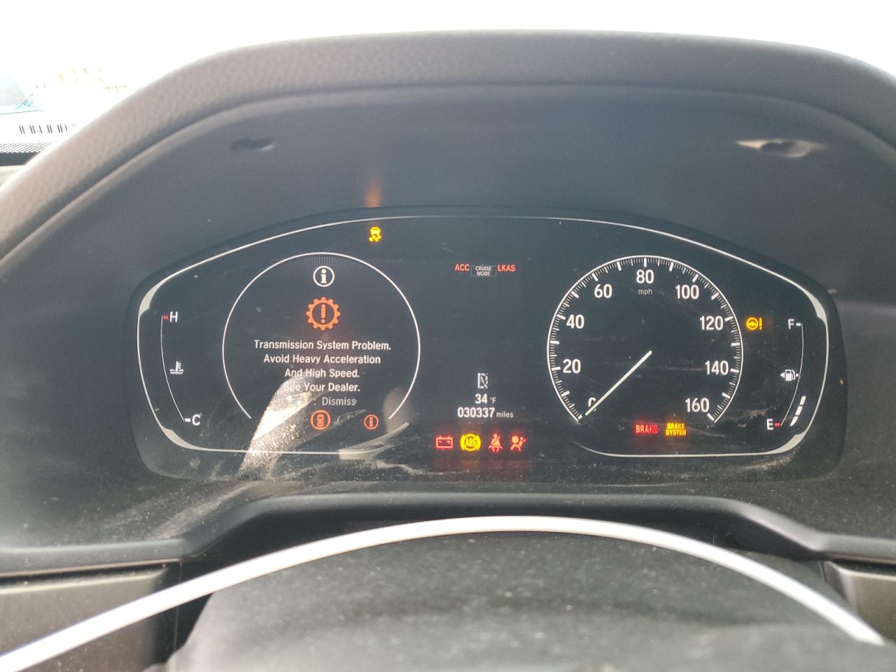 2019 Honda Accord VIN 1HGCV1F16KA118444 Copart auction photo, front end damage thumbnail 9