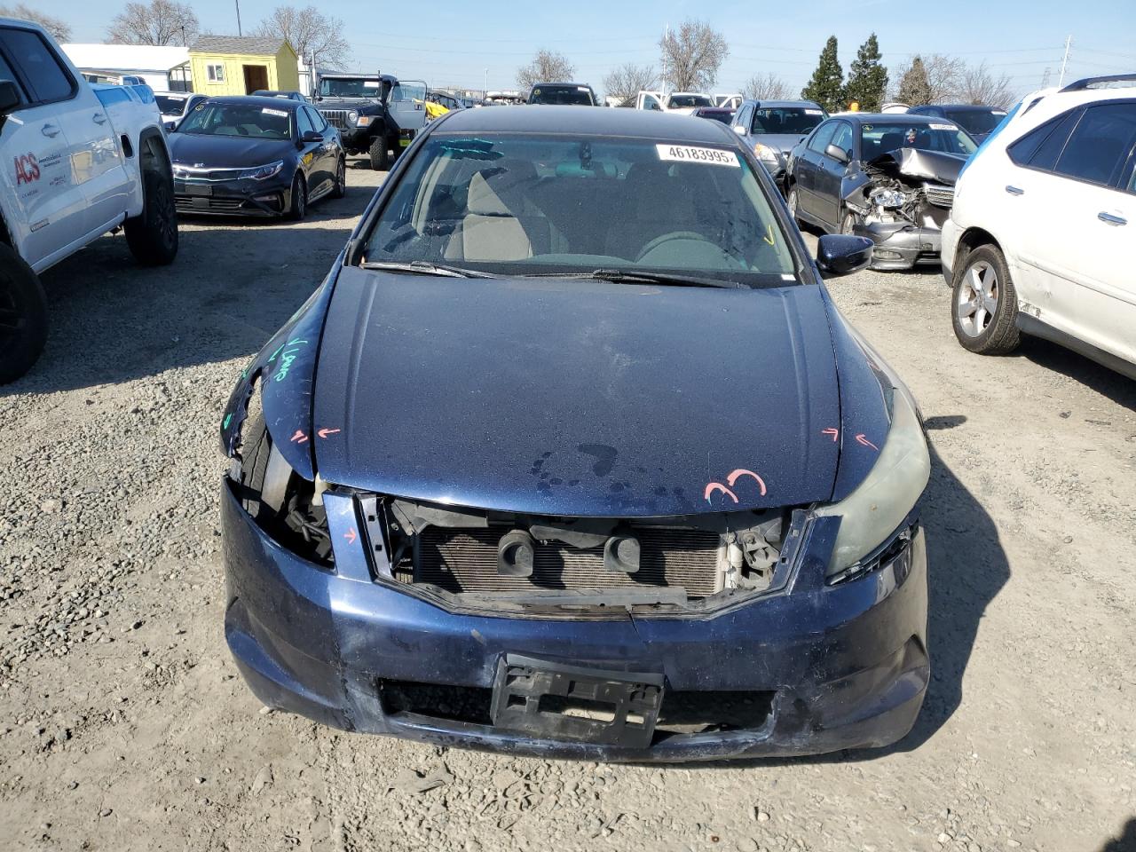 2009 Honda Accord VIN 1HGCP26399A165916 Copart auction photo, front end / side damage thumbnail 5