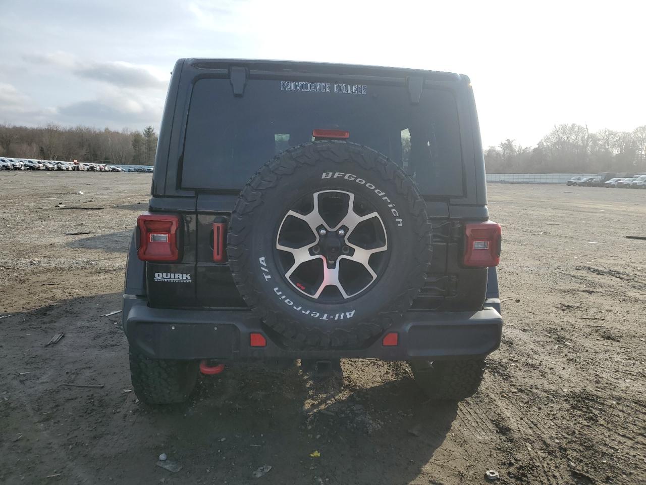 2021 Jeep Wrangler VIN 1C4HJXFN5MW633804 Copart auction photo, top/roof damage thumbnail 6