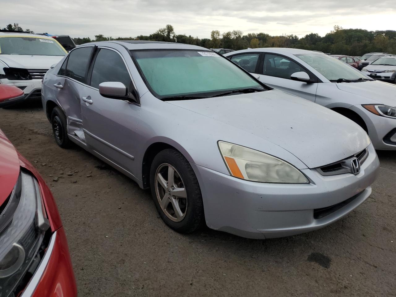 2003 Honda Accord VIN 1HGCM56633A002299 Copart auction photo, side damage thumbnail 4