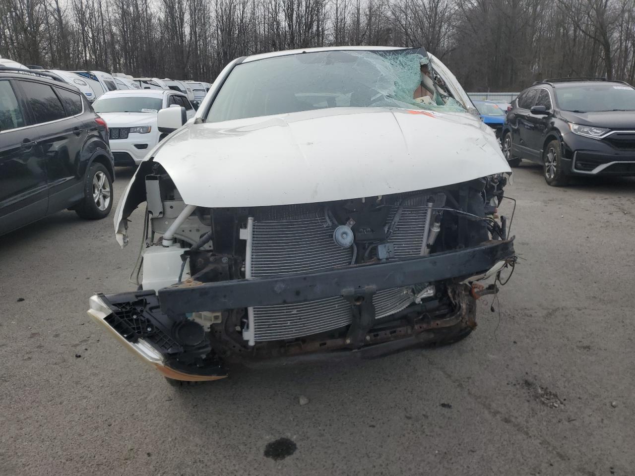 2010 Nissan Rogue VIN JN8AS5MV3AW143903 Copart auction photo, front end / side damage thumbnail 5
