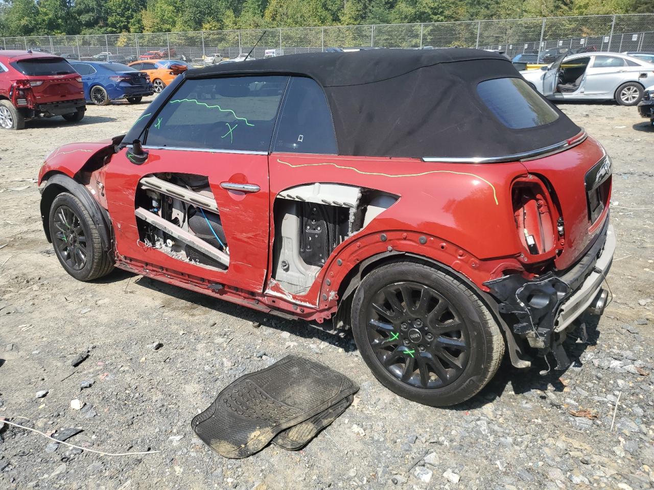 2017 MINI Hard top VIN WMWWG9C55H3C22738 Copart auction photo, all over damage thumbnail 2