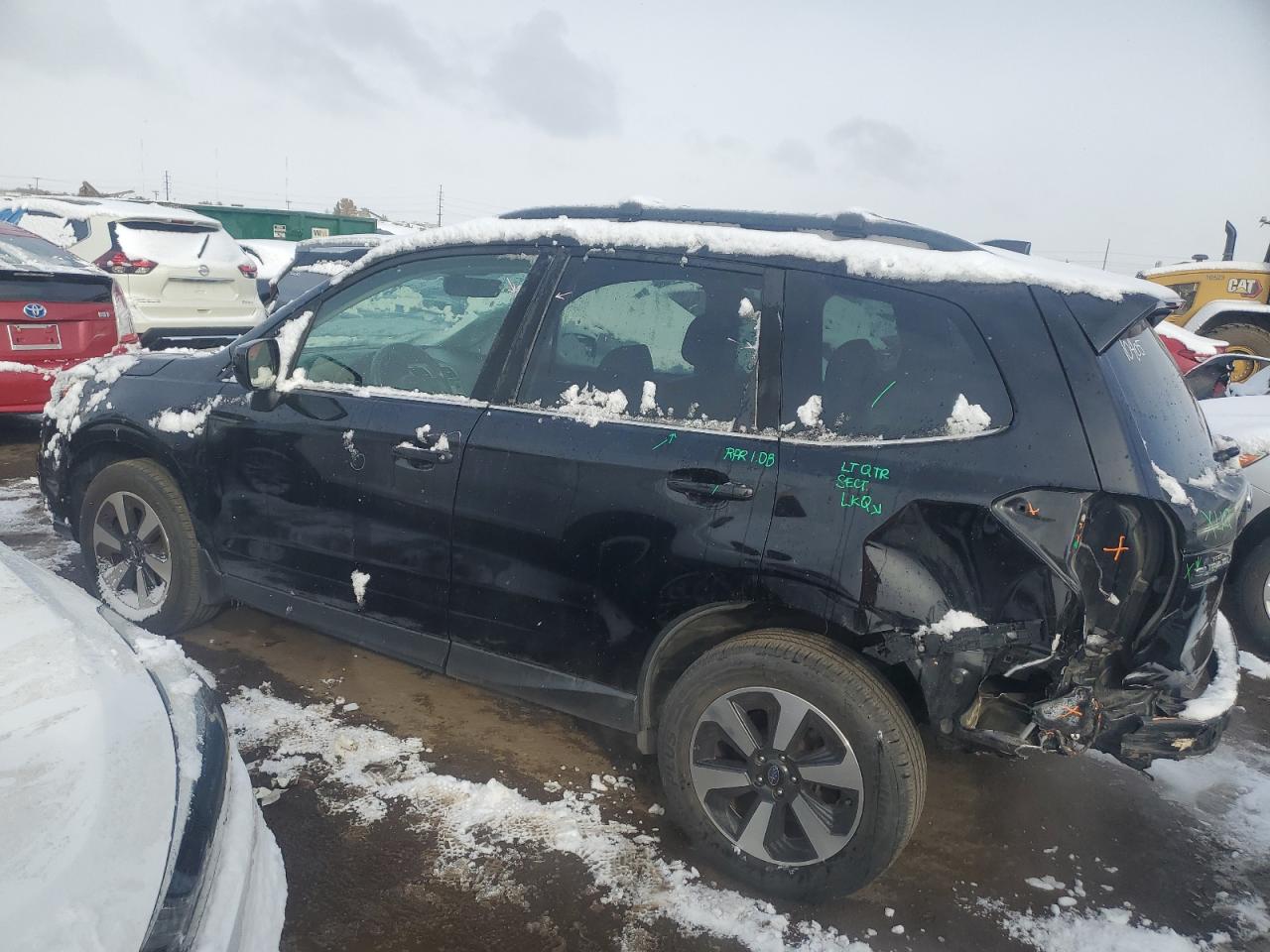 2018 Subaru Forester VIN JF2SJALC6JH412641 Copart auction photo, rear end damage thumbnail 2