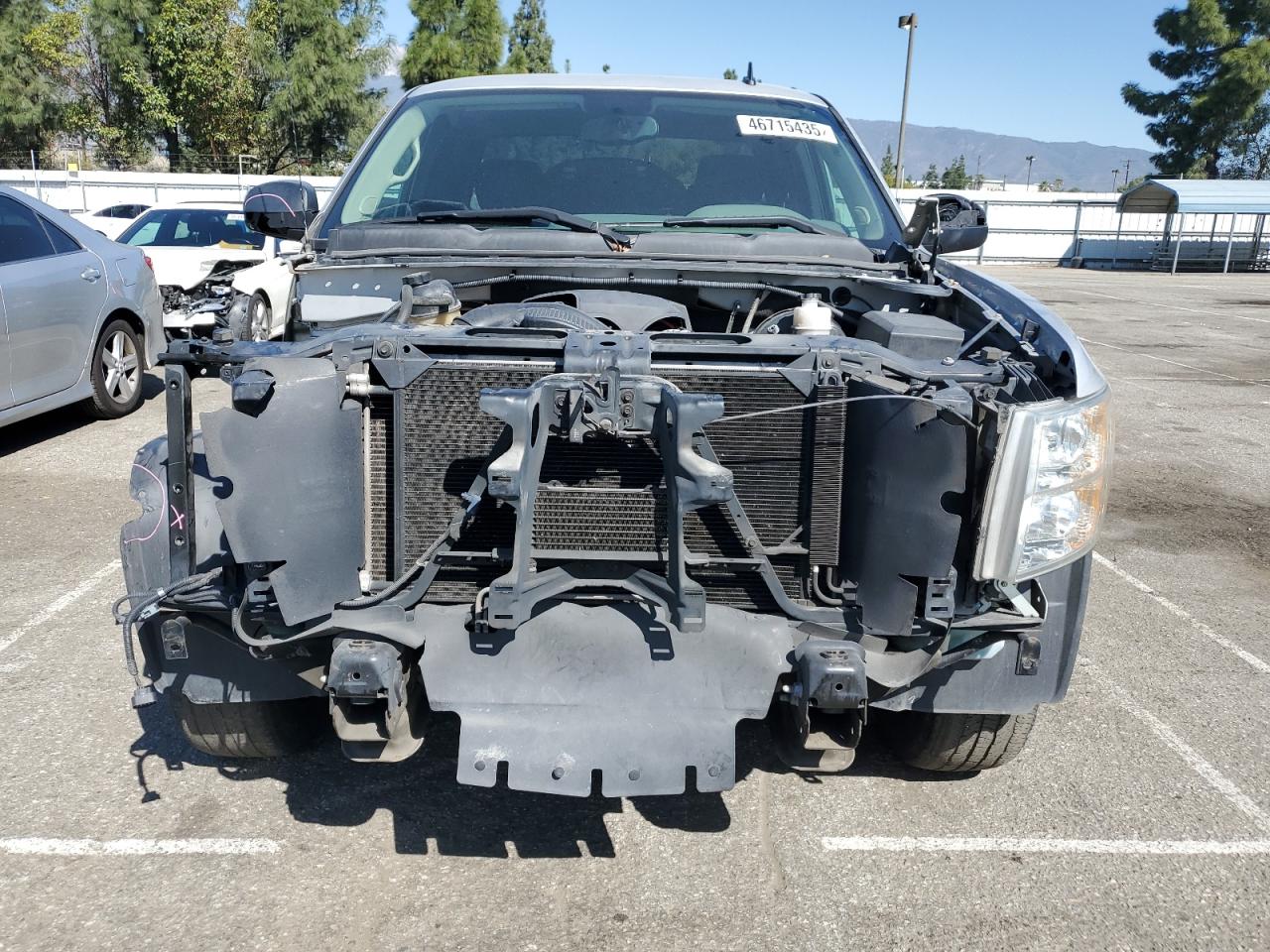 2012 Chevrolet Silverado VIN 1GCRCREA3CZ156490 Copart auction photo, front end / side damage thumbnail 5