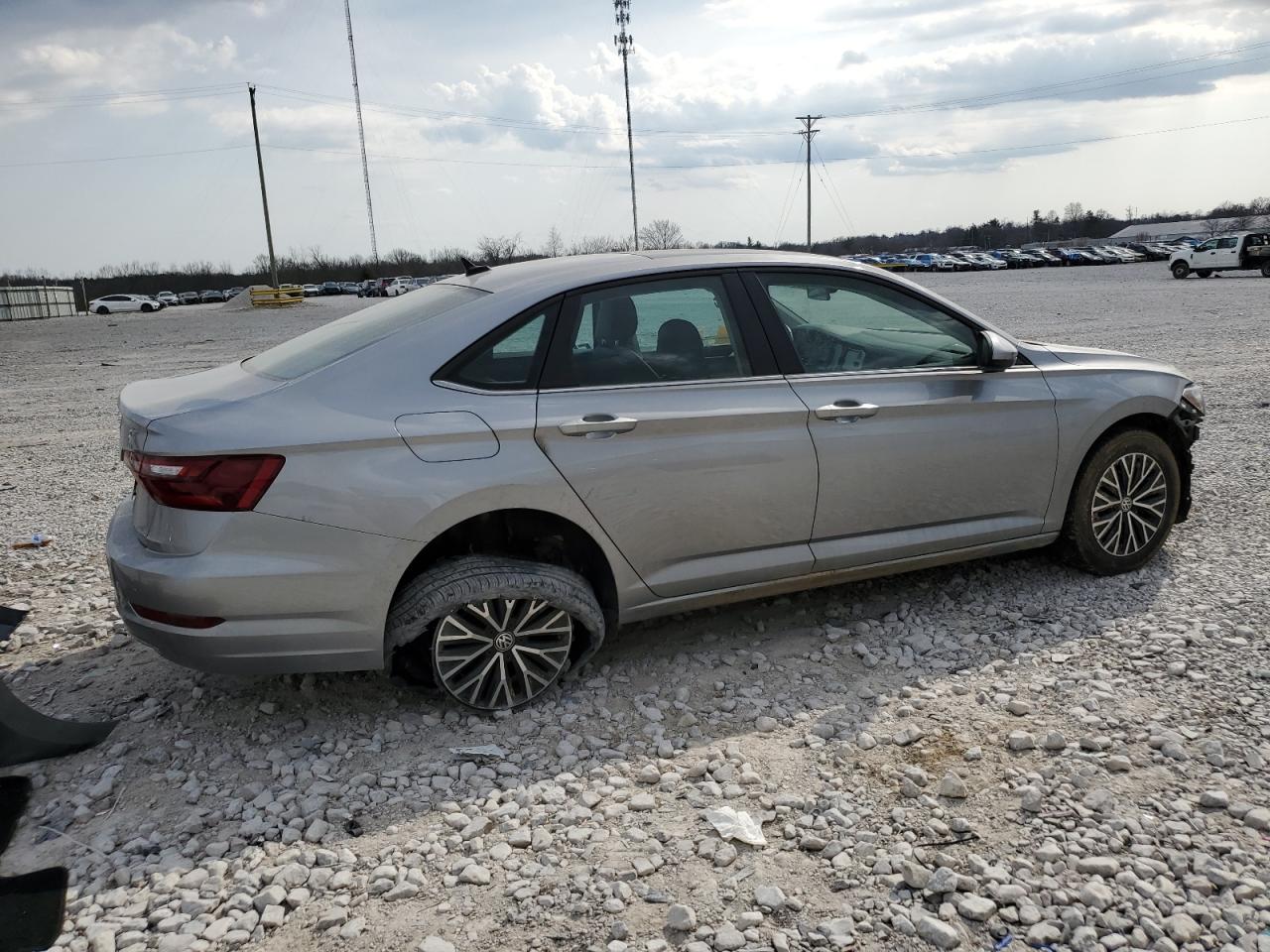 2021 Volkswagen Jetta VIN 3VWC57BU1MM045990 Copart auction photo, front end damage thumbnail 3