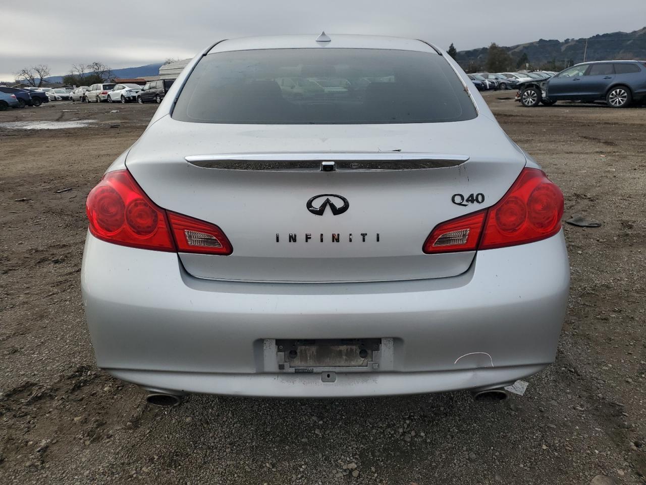 2015 Infiniti Q40 VIN JN1CV6AP1FM580957 Copart auction photo, all over damage thumbnail 6