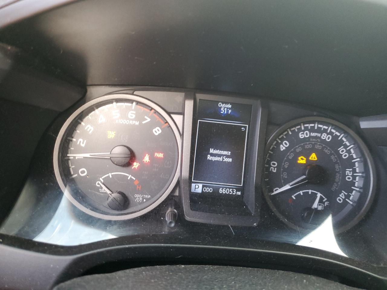 2019 Toyota Tacoma VIN 3TMCZ5AN3KM267109 Copart auction photo, front end / side damage thumbnail 9