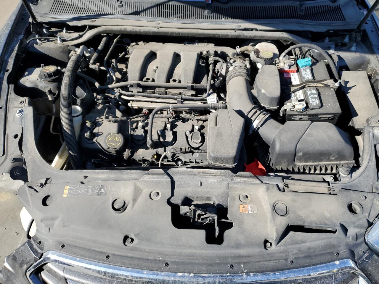 2018 Ford Taurus VIN 1FAHP2F80JG128504 Copart auction photo, front end / side damage thumbnail 12