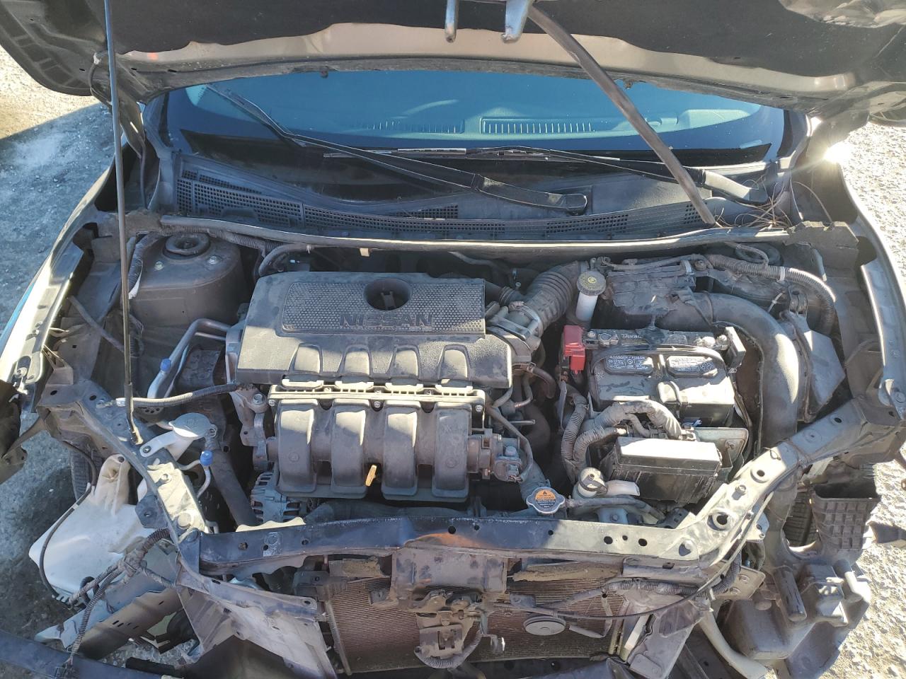 2016 Nissan Sentra VIN 3N1AB7AP9GL659987 Copart auction photo, front end damage thumbnail 11
