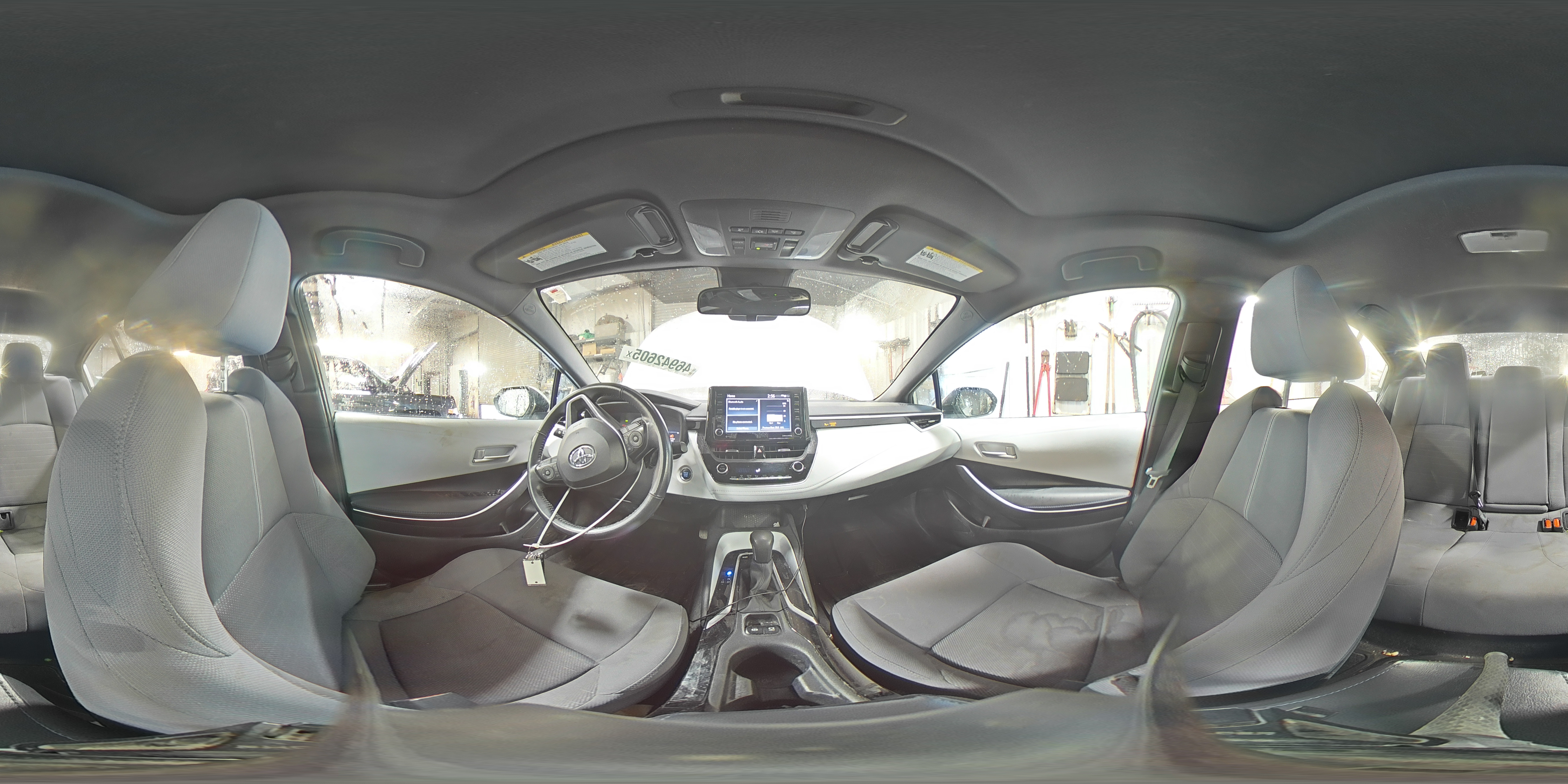 2022 Toyota Corolla VIN 5YFP4MCE9NP116201 Copart auction photo, front end / rear end damage thumbnail 14