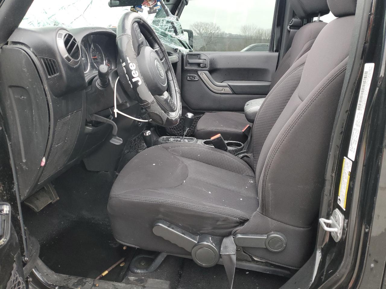 2014 Jeep Wrangler VIN 1C4BJWDG2EL101787 Copart auction photo, front end damage thumbnail 7