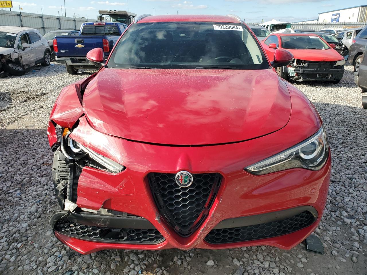 2018 Alfa Romeo Stelvio VIN ZASFAKAN6J7B82994 Copart auction photo, front end damage thumbnail 5
