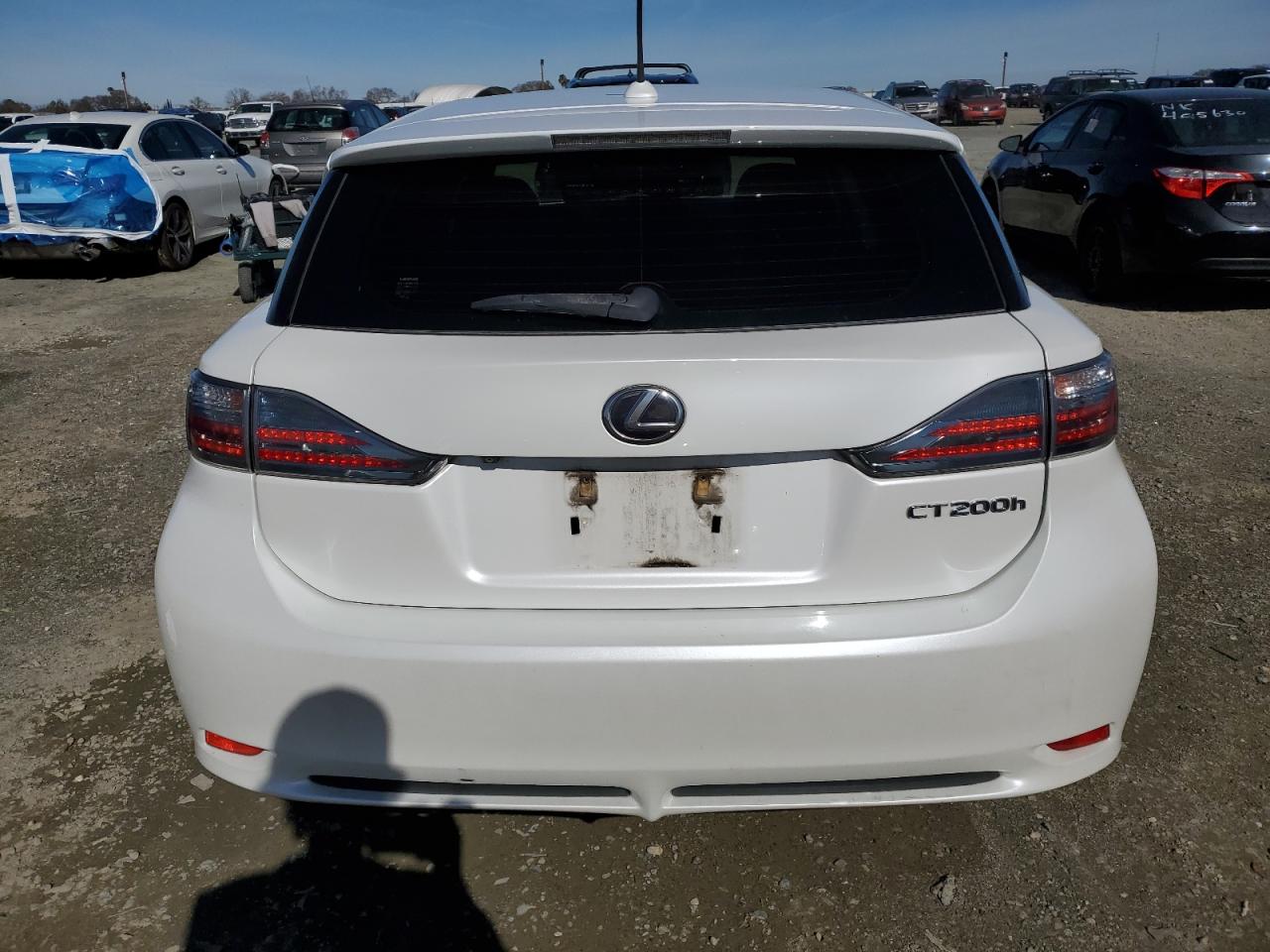 2012 Lexus CT VIN JTHKD5BH2C2110732 Copart auction photo, front end damage thumbnail 6
