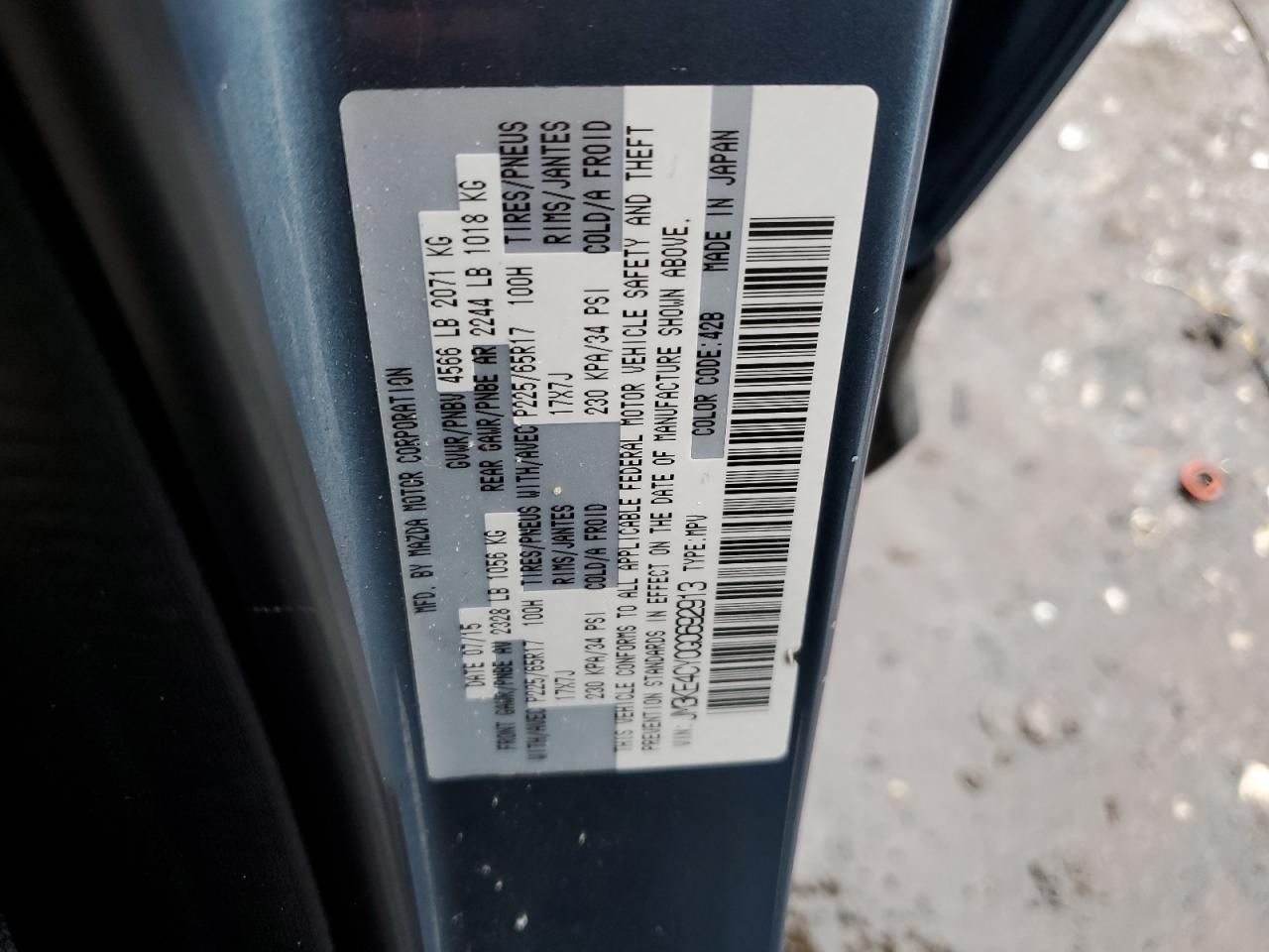 2016 Mazda CX-5 VIN JM3KE4CY0G0692913 Copart auction photo, front end / side damage thumbnail 12