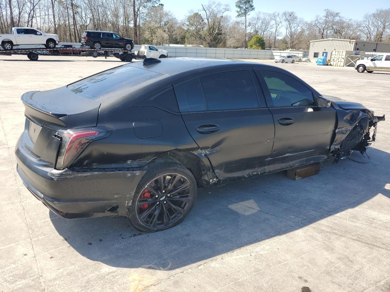 2024 Cadillac CT5-V VIN 1G6D25R60R0860044 Copart auction photo, all over / undercarriage damage thumbnail 3