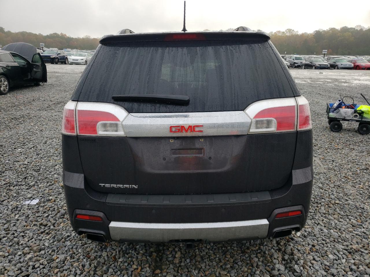 2013 GMC Terrain VIN 2GKFLYE30D6184148 Copart auction photo, front end / side damage thumbnail 6