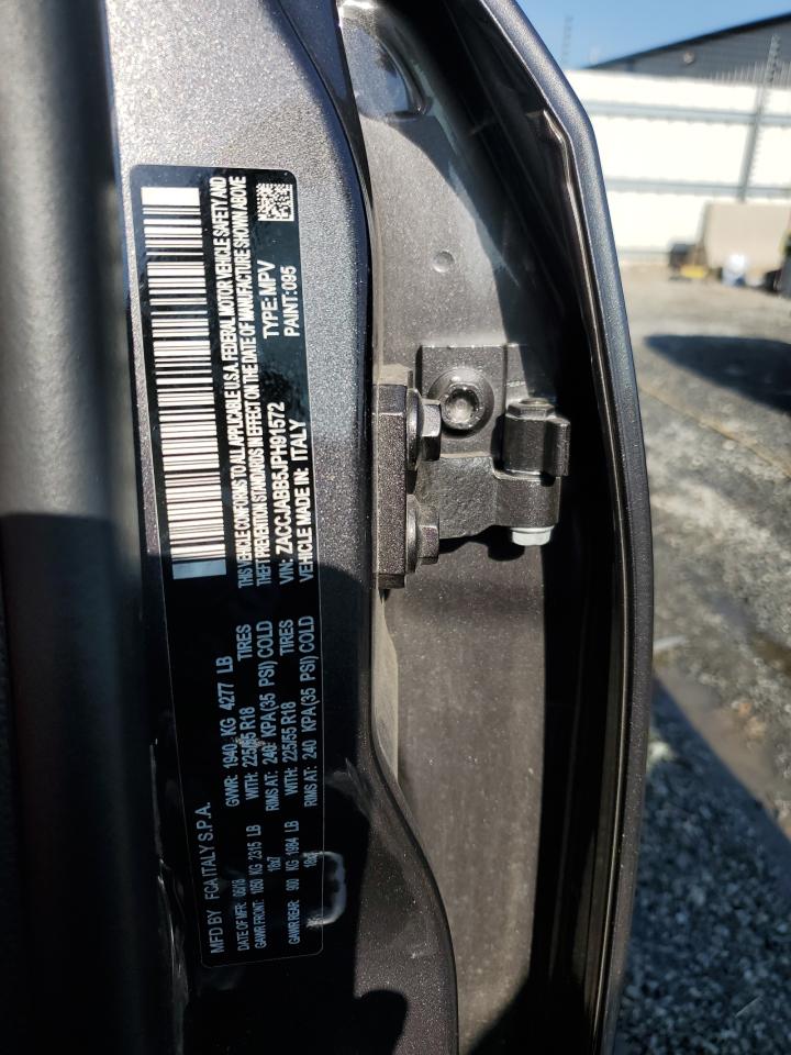2018 Jeep Renegade VIN ZACCJABB5JPH91572 Copart auction photo, front end damage thumbnail 12