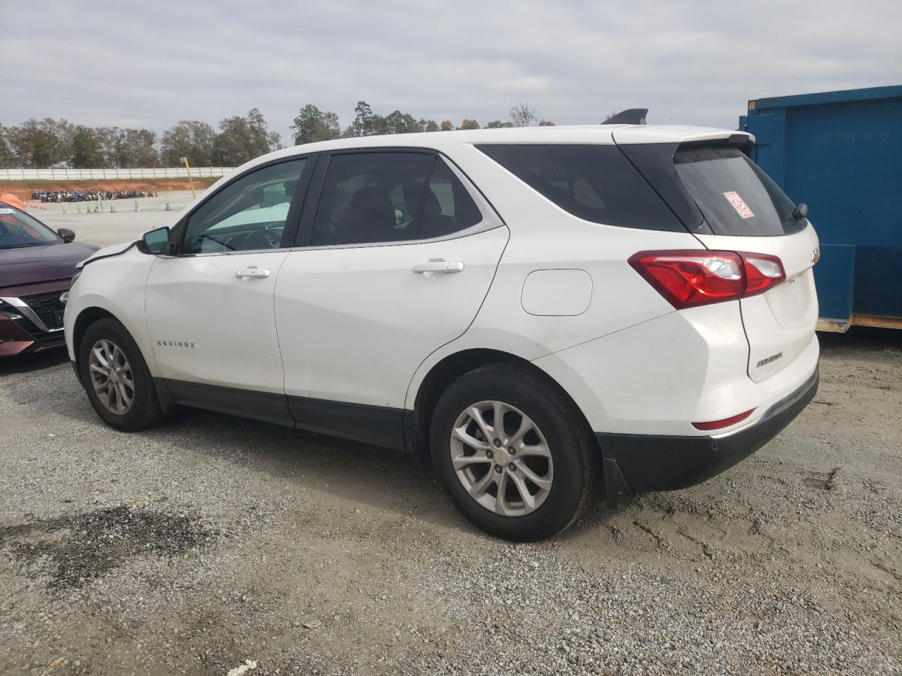 2021 Chevrolet Equinox VIN 3GNAXKEV5MS155293 Copart auction photo, front end / side damage thumbnail 2