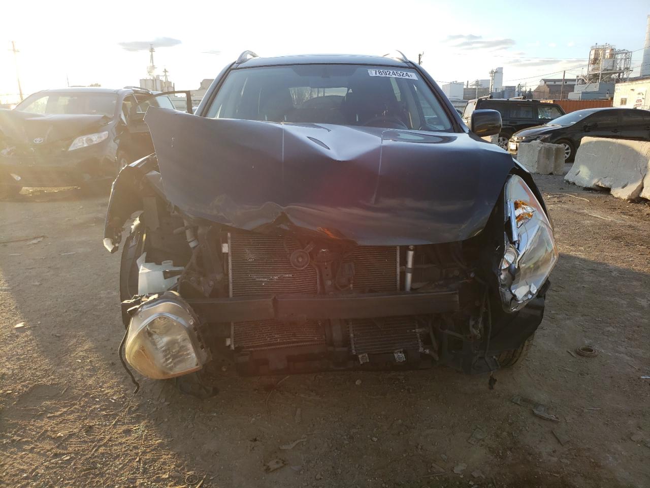 2013 Nissan Rogue VIN JN8AS5MV9DW632956 Copart auction photo, front end damage thumbnail 5