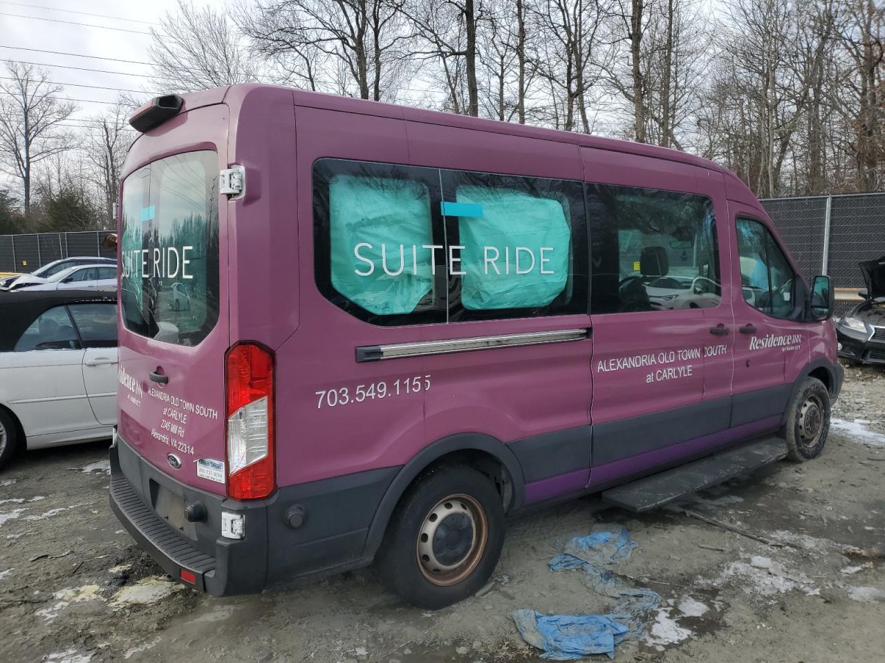 2019 Ford Transit VIN 1FBAX2CM5KKA96715 Copart auction photo, side damage thumbnail 3