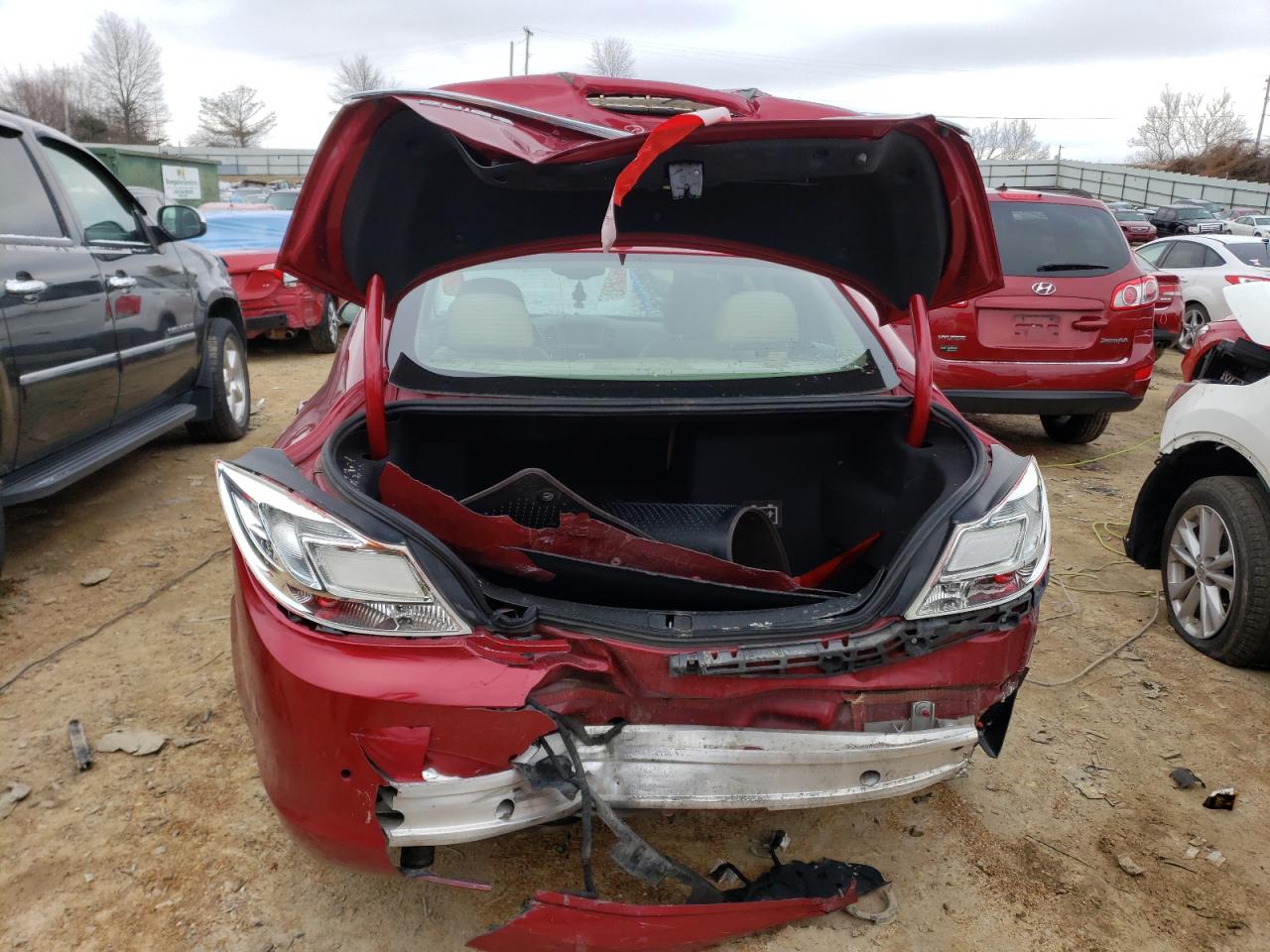 2012 Buick Enclave VIN 2G4GS5ERXC9215016 Copart auction photo, rear end / minor dent/scratches damage thumbnail 6