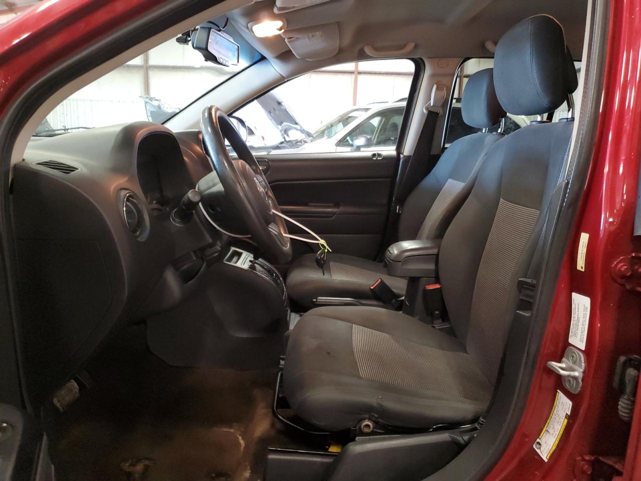 2014 Jeep Compass VIN 1C4NJCBA3ED505234 Copart auction photo, front end / side damage thumbnail 7