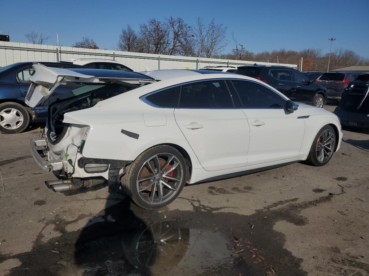 2018 Audi RS5 VIN WAUB4CF53JA071249 Copart auction photo, rear end damage thumbnail 3
