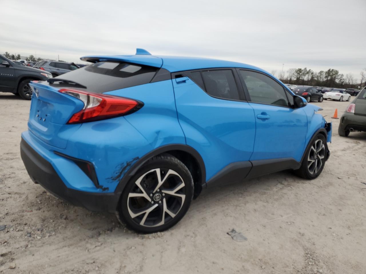 2019 Toyota C-HR VIN JTNKHMBX6K1054558 Copart auction photo, front end / rear end damage thumbnail 3