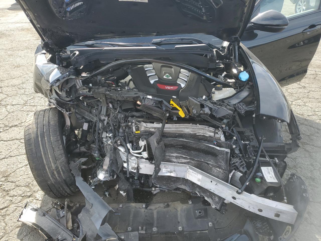 2022 Alfa Romeo Stelvio VIN ZASPAKEV3N7D46013 Copart auction photo, front end damage thumbnail 13
