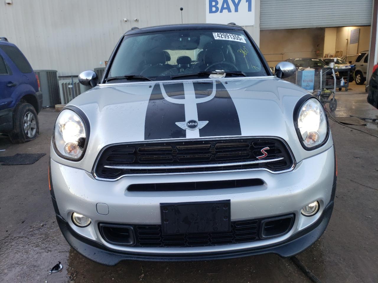 2015 MINI Cooper VIN WMWZC5C57FWP44278 Copart auction photo, side / rear end damage thumbnail 5