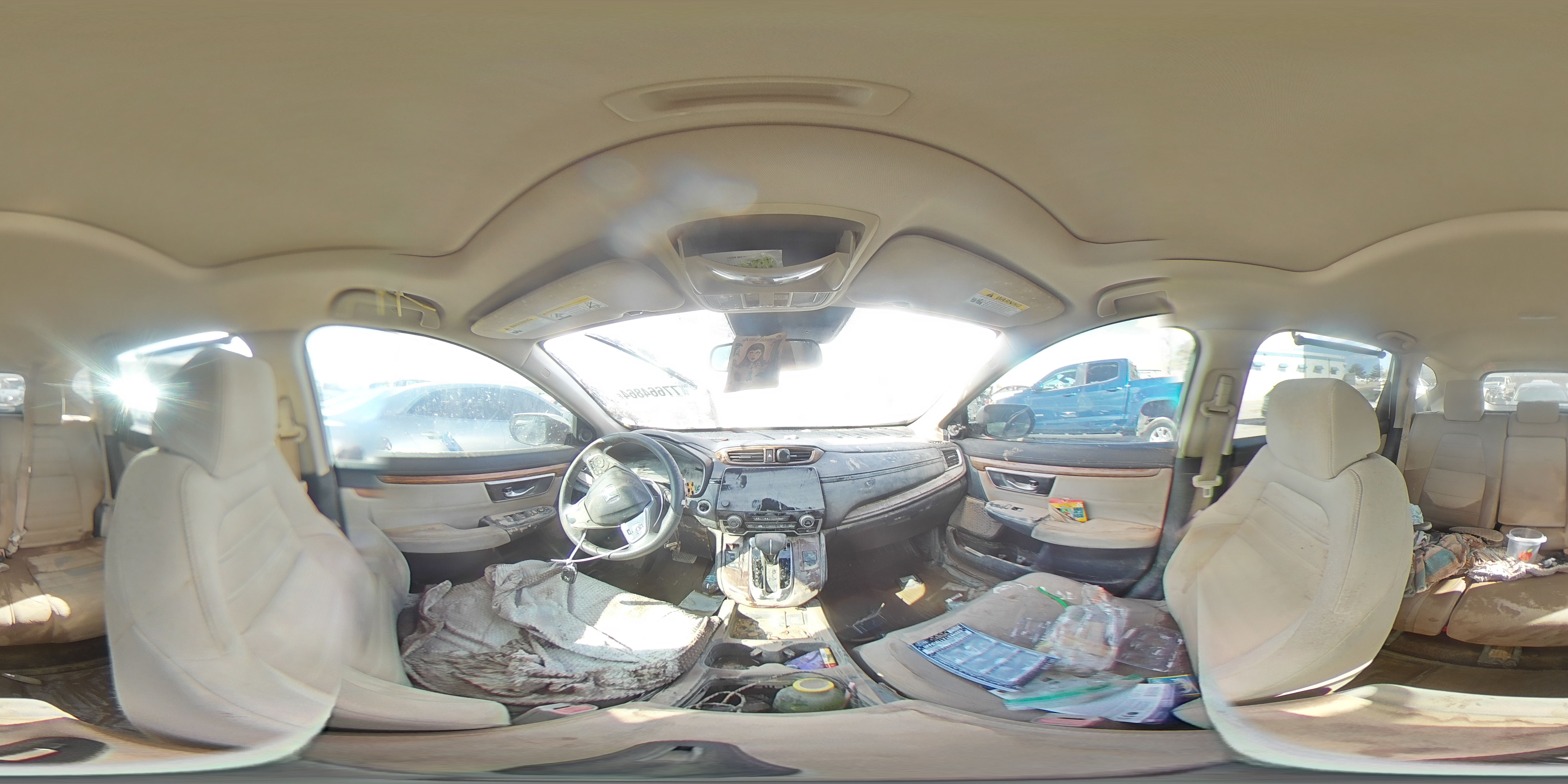 2017 Honda CR-V VIN 2HKRW2H50HH669353 Copart auction photo, water/flood damage thumbnail 14