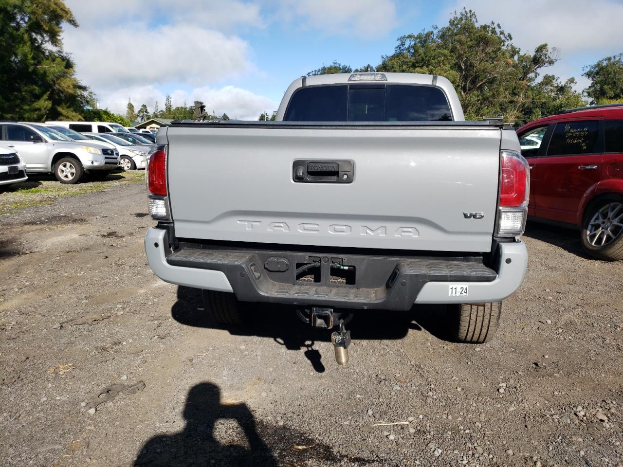 2020 Toyota Tacoma VIN 3TMDZ5BN3LM096009 Copart auction photo, front end / rear end damage thumbnail 6