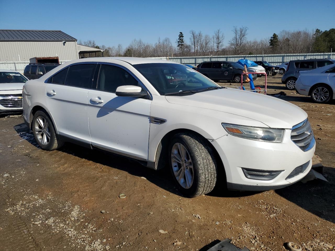 2013 Ford Taurus VIN 1FAHP2E89DG129270 Copart auction photo, front end damage thumbnail 4