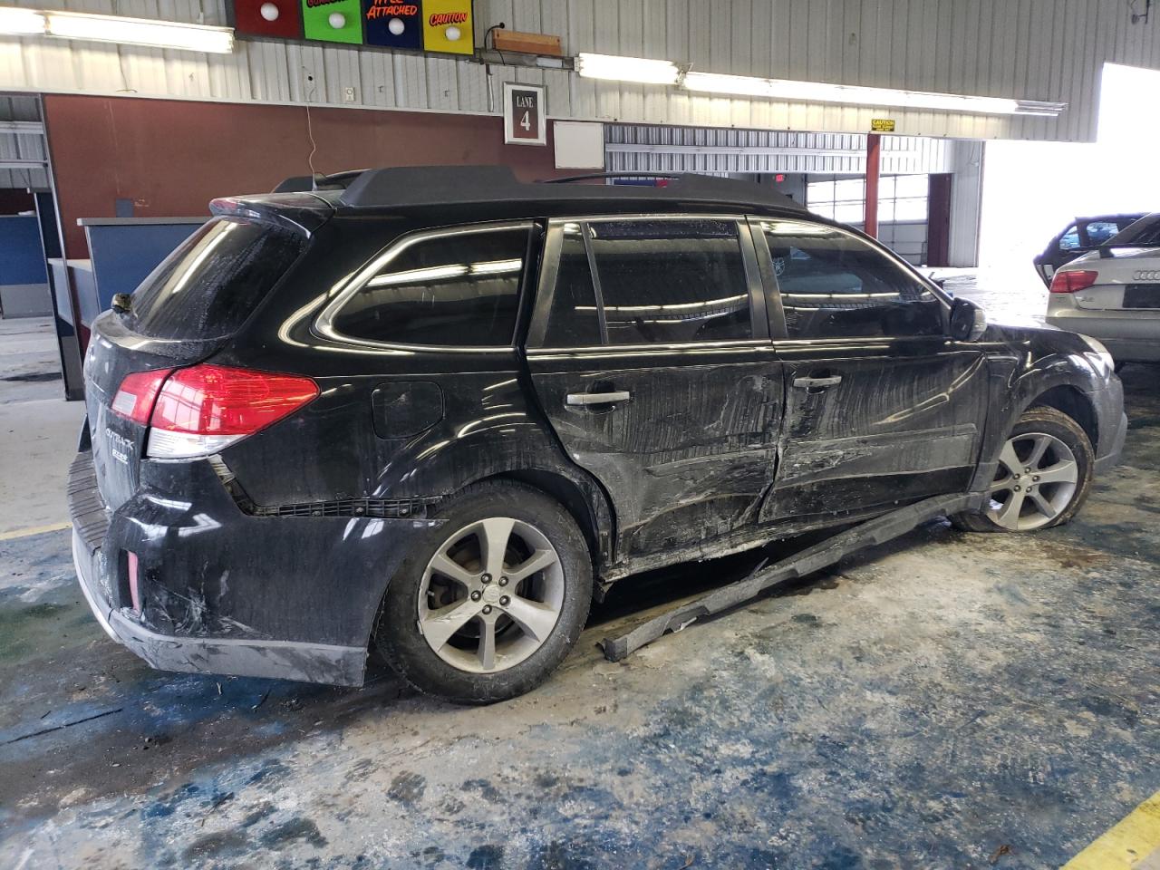 2013 Subaru Outback VIN 4S4BRBSC9D3201073 Copart auction photo, side / rear end damage thumbnail 3